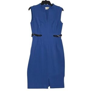 Kay Unger New York Blue Midi Dress Size 6